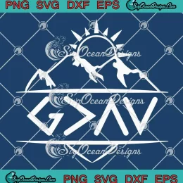 Christian Bible Verse God Is Greater SVG - Than The Highs And Lows SVG PNG, Cricut File