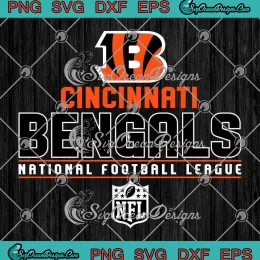 Cincinnati Bengals NFL Logo SVG - National Football League SVG PNG, Cricut File