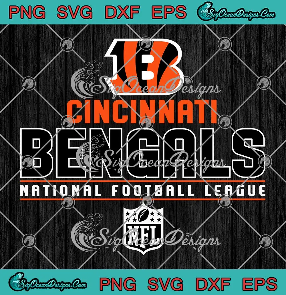 Cincinnati Bengals NFL Logo SVG - National Football League SVG PNG ...