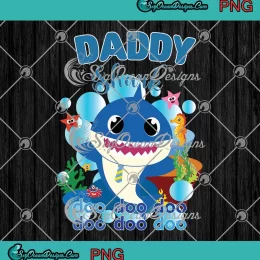 Daddy Shark Doo Doo Doo PNG - Baby Shark Family PNG - Birthday Gift PNG JPG Clipart, Digital Download