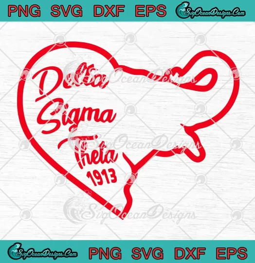 Delta Sigma Theta 1913 Elephant SVG - Founders Day SVG PNG, Cricut File