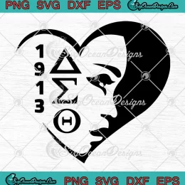 Delta Sigma Theta Woman 1913 SVG - Happy Founders Day SVG PNG, Cricut File