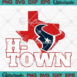 H-Town Houston Texans 2024 SVG - Retro NFL Houston Texans SVG PNG, Cricut File