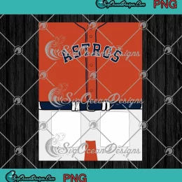 Houston Astros Jersey Apron PNG - MLB Houston Astros PNG JPG Clipart, Digital Download
