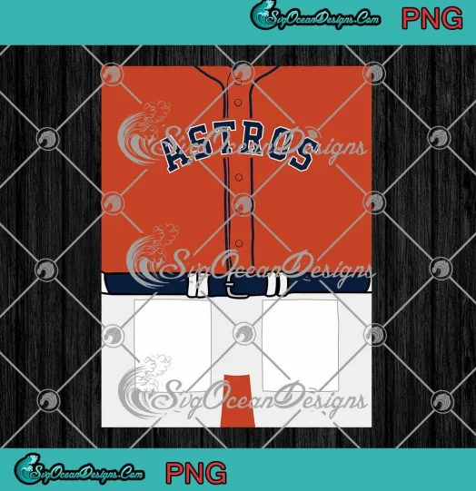 Houston Astros Jersey Apron PNG - MLB Houston Astros PNG JPG Clipart, Digital Download