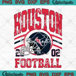 Houston Football Helmet 2002 SVG - NFL Houston Texans SVG PNG, Cricut File