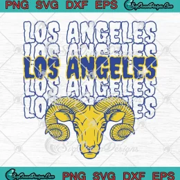 Los Angeles Rams Football Team SVG - Los Angeles Rams Logo SVG PNG, Cricut File