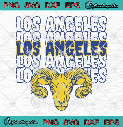 Los Angeles Rams Football Team SVG - Los Angeles Rams Logo SVG PNG, Cricut File