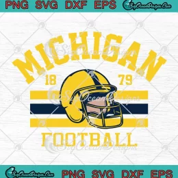 Michigan Football 1879 Vintage SVG - Michigan Wolverines SVG PNG, Cricut File
