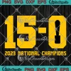 Michigan Wolverines Trophy 2023 SVG - National Champions SVG PNG, Cricut File