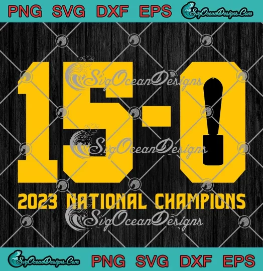 Michigan Wolverines Trophy 2023 SVG - National Champions SVG PNG, Cricut File