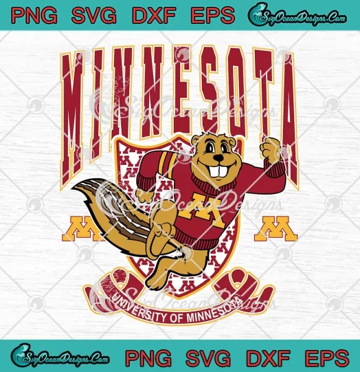 Minnesota Golden Gophers SVG - NCAA Mascot 2024 SVG PNG, Cricut File
