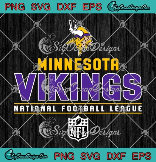 Minnesota Vikings NFL Logo SVG - National Football League SVG PNG, Cricut File
