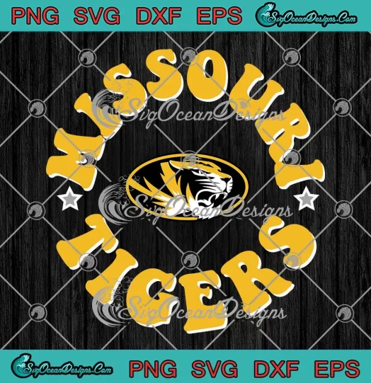 Missouri Tigers Football College SVG - Retro Missouri Tigers SVG PNG ...