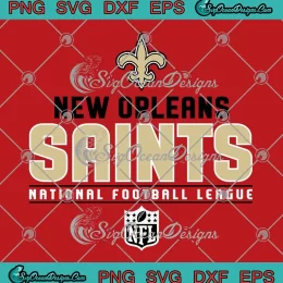 New Orleans Saints NFL Logo SVG - National Football League SVG PNG, Cricut File