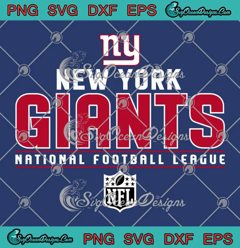 New York Giants NFL Logo SVG National Football League SVG PNG, Cricut