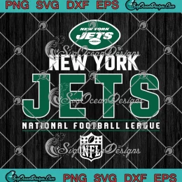 New York Jets NFL Logo Retro SVG - National Football League SVG PNG, Cricut File