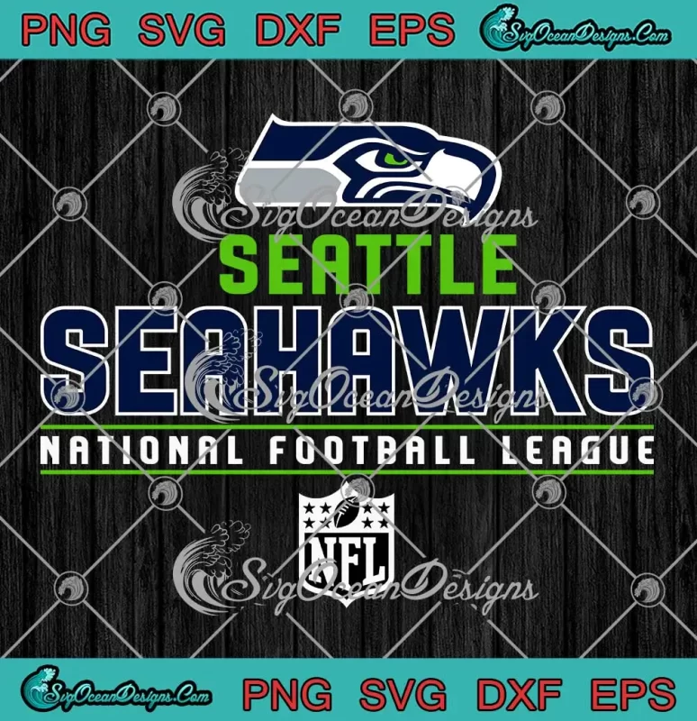 Seattle Seahawks Team NFL Logo SVG - National Football League SVG PNG ...