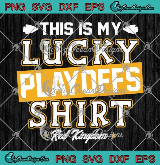 This Is My Lucky Playoffs Shirt SVG - Red Kingdom SVG - KC Chiefs SVG PNG, Cricut File