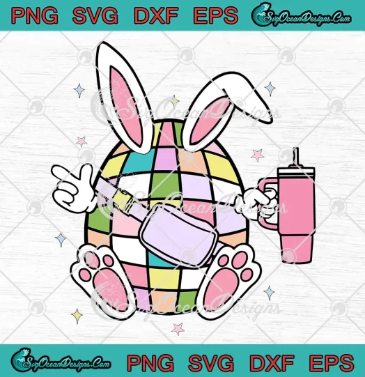 Easter Eggs Boojee Bunny SVG - Happy Easter Day 2024 SVG PNG, Cricut File