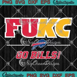 FUKC Go Bills Football Retro SVG - Buffalo Bills 2024 SVG PNG, Cricut File