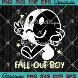 Fall Out Boy Peace Smiley SVG - FOB Rock Band SVG PNG, Cricut File