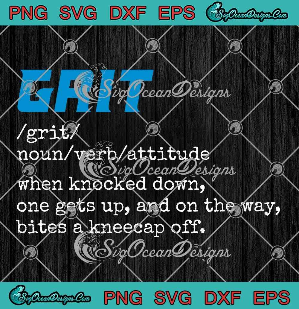 Grit Definition Detroit Lions SVG NFL Detroit Lions Grit SVG PNG