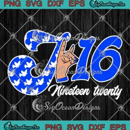 J16 Nineteen Twenty Founders Day SVG - Zeta Phi Beta Sorority SVG PNG, Cricut File