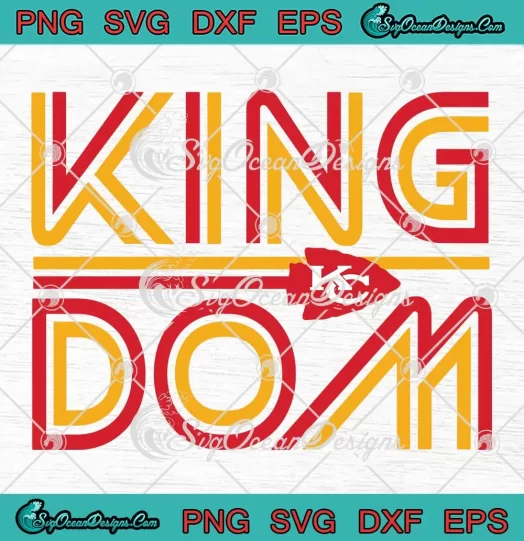 Kingdom KC Chiefs Logo SVG - Kansas City Chiefs Football SVG PNG, Cricut File