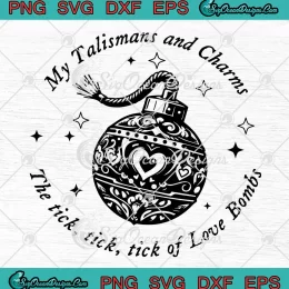 My Talismans And Charms SVG - The Tortured Poets Department SVG PNG, Cricut File