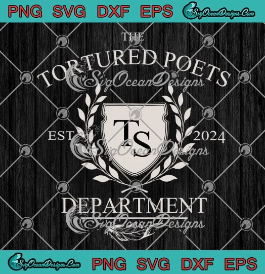 Taylor Swift TTPD New Album 2024 SVG - The Tortured Poets Department SVG PNG, Cricut File