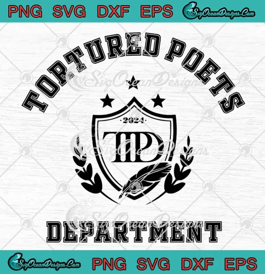 Tortured Poets Department 2024 SVG - Taylor Swift Album SVG PNG, Cricut File