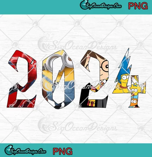 2024 Universal Studios PNG - Spider-Man Minions PNG - Harry Potter The Simpsons PNG JPG Clipart, Digital Download