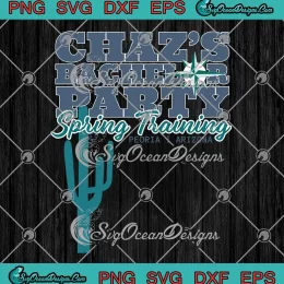 Chaz's Bachelor Party SVG - Spring Training SVG - Arizona Spring Baseball SVG PNG, Cricut File