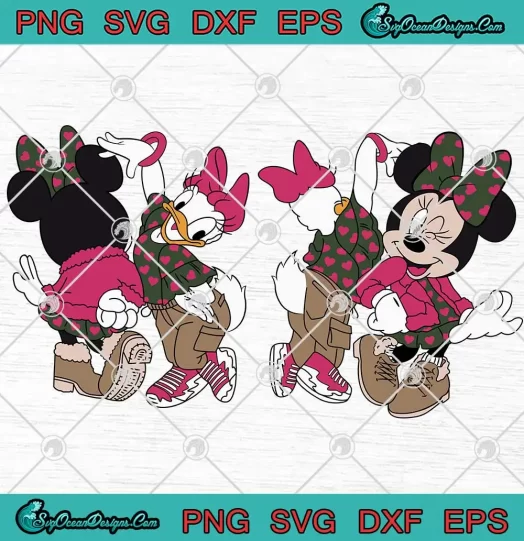 Disney Minnie Mouse and Daisy Duck Best Friends SVG
