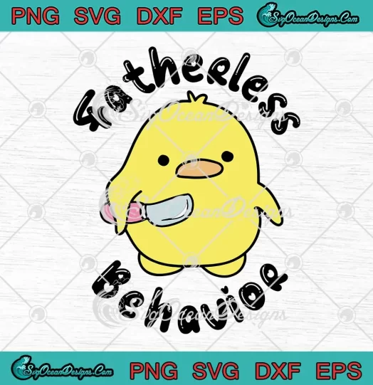 Fatherless Behavior SVG - Knife Duck Meme SVG PNG, Cricut File