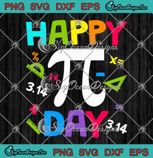 Happy Pi Day 3.14 SVG - Math Teacher SVG - Back To School SVG PNG, Cricut File
