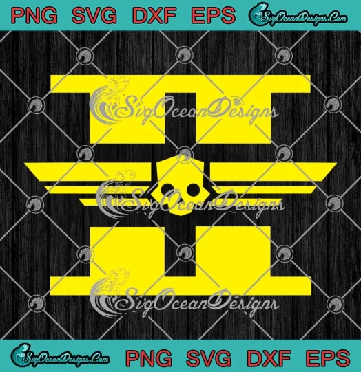 Helldivers 2 Sony PlayStation SVG - Video Game Yellow Icon Logo SVG PNG, Cricut File