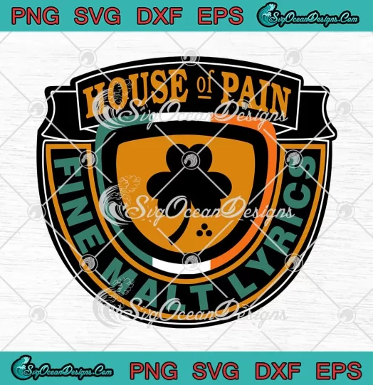 House Of Pain SVG - Fine Malt Lyrics Logo Vintage SVG PNG, Cricut File