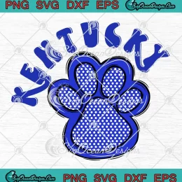 Kentucky Wildcats Paw SVG - Kentucky Wildcats Football SVG PNG, Cricut File