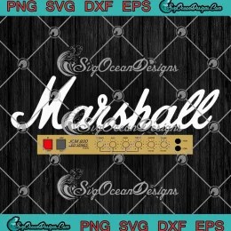 Marshall JCM 800 Classic SVG - Marshall Music Gift SVG PNG, Cricut File