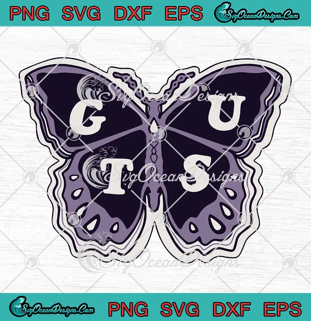 Olivia Rodrigo Butterfly Guts Album SVG - Olivia Rodrigo Fan Gifts SVG