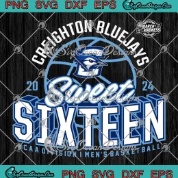2024 Creighton Bluejays SVG - Sweet Sixteen SVG - NCAA Division I Men's Basketball SVG PNG, Cricut File