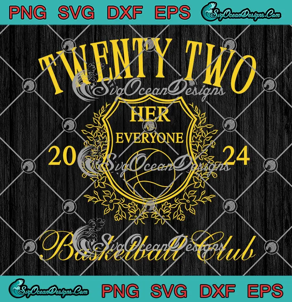 Caitlin-Clark-Twenty-Two-SVG---Her-Vs-Everyone-SVG---Basketball-Club-2024-SVG-PNG,-Cricut-File Caitlin Clark Twenty Two SVG - Her Vs Everyone SVG - Basketball Club 2024 SVG PNG, Cricut File