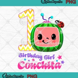 Cocomelon Birthday Girl PNG - Cocomelon Custom Name Gift PNG JPG Clipart, Digital Download