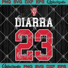Diarra 23 NC State Wolfpack SVG - NCAA Men's Basketball SVG PNG, Cricut File
