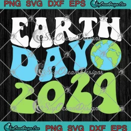 Earth Day 2024 Groovy Retro SVG - Save The Earth SVG PNG, Cricut File
