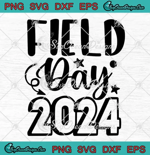 Field Day 2024 Outside Activities SVG - Teacher Kids Gifts SVG PNG, Cricut File