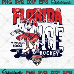 Florida Ice Hockey Est. 1993 SVG - Florida Panthers Popsicle SVG PNG, Cricut File