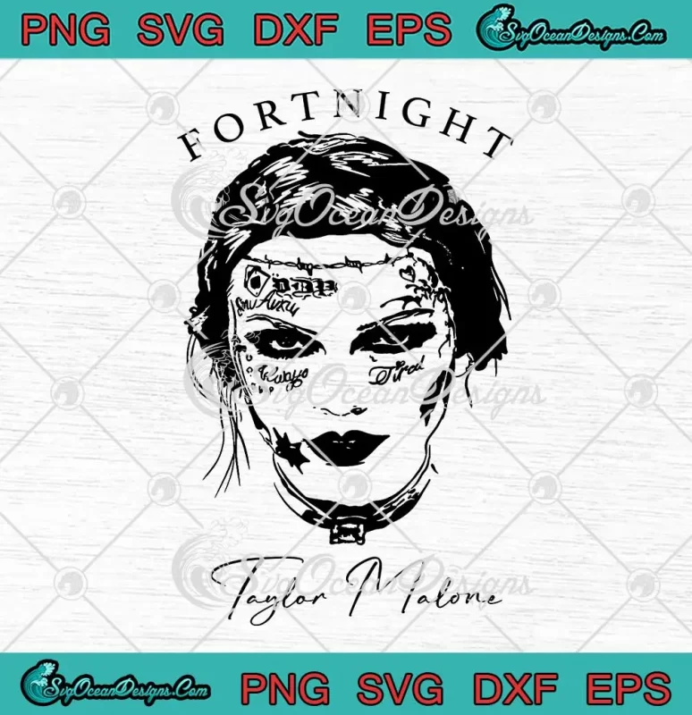 Fortnight Taylor Malone SVG - Taylor Swift X Post Malone SVG PNG ...